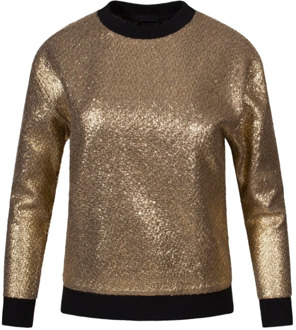 Radical Gouden Clara Pullover met Zwarte Details Radical , Yellow , Dames - Xl,M,S,Xs