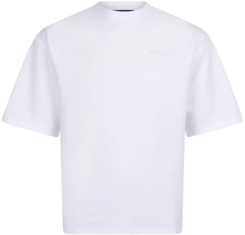 Radical Gun Logo Flower T-Shirt Wit Radical , White , Heren - Xl,L,M,S,Xs