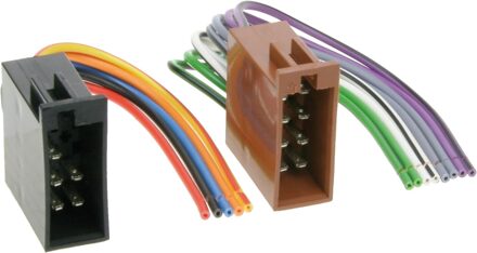 Radio Aansluitkabel ISO aansluitingen apart > losse uiteinden 132000