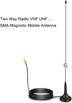 Radio Car Antenna UT-108UV Gain Antenna SMA-F UHF VHF Magnetic Stand for Walkie Talkie UV-5R UV-B5 UV-B6