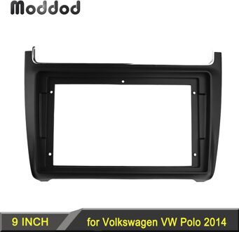 Radio Fascia Fit Voor Volkswagen Polo Android Speler Frame Cover Stereo Gps Panel Dash Installeren Surround Trim Kit Gezicht plaat