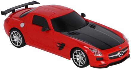 Radiografisch Bestuurbare Mercedes SLS AMG Schaal 1:24 rood