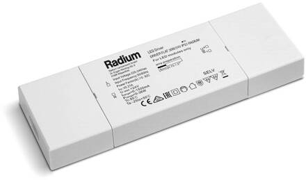 Radium Flat LED driver voor Strips 36W/24V wit