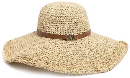 Raffia zonnehoed Palma  naturel - One Size,