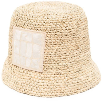 Rafia Bucket Cap Jacquemus , Beige , Unisex - 56 Cm,60 CM