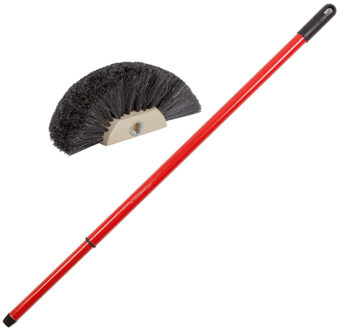 Ragebol met telescoopsteel - 80-130 cm - uitschuifbaar - spinnenrager