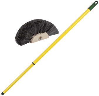 Ragebol met telescoopsteel - 80-130 cm - uitschuifbaar - spinnenrager