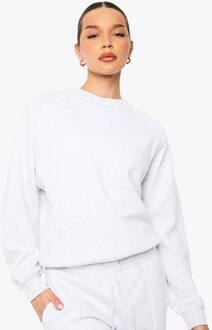 Raglan Naad Oversized Sweatshirt, Ash Grey