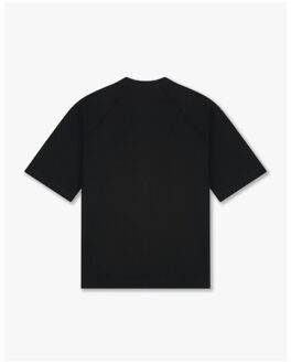 Raglan t-shirt t-shirts crb20026005 - maat S Zwart