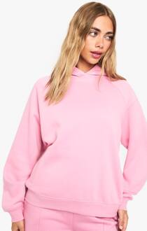 Raglansteek Oversized Hoodie, Pink - L