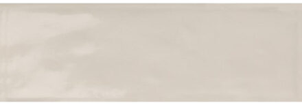 Ragno Brick glossy Wandtegel 10x30cm 7.5mm witte scherf Grey 1030887 Grey Glans (Grijs)