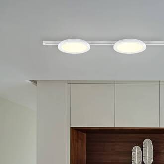 Railsetset DUOline Camillus, wit, 3 m, 6-lamps LED 2-fasen