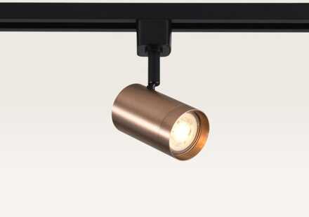 Railspot Beloria caramello - GU10-fitting - Ontworpen voor 1-fase railsysteem - Bruin - IP20 voor binnen