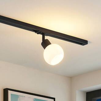 Railspot Lindby, E14, zwart, Ø 10 cm, 1-fase