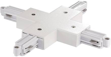 Railsysteem Link Kruisadapter Wit
