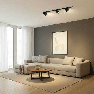 railsystem Linaro, set van 3 Brinja, LED, zwart