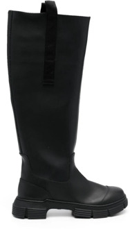 Rain Boots Ganni , Black , Dames - 36 Eu,35 EU