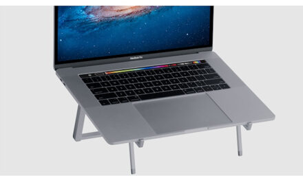 Rain Design mBar Pro+ opplooibare stand f/ MacBook/MacBook Pro/Laptop - Silver