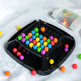 Rainbow Ball Matching Game Early Childhood Education Board Game Boys And Girls Intelligent Brain Game