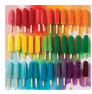 Rainbow Popsicles