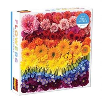 Rainbow Summer Flowers 500 Piece Puzzle -   (ISBN: 9780735361430)