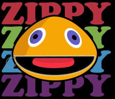 Rainbow Zippy Club Men's T-Shirt - Black - XXL - Zwart