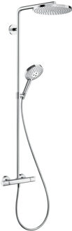 Raindance Select S showerpipe 240 1jet PowderRain - Incl. Thermostaat - Chroom