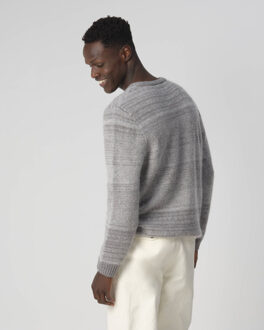 Rainer trui ronde hals Grijs - XXXL
