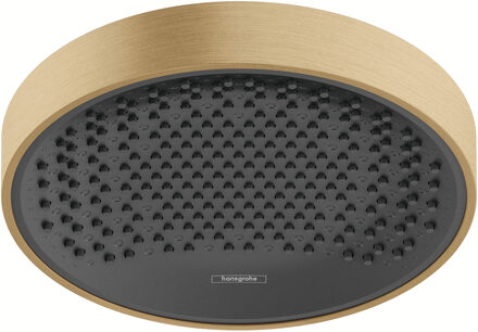 Rainfinity hoofddouche rond 25cm met plafondarm brushed bronze 26228140