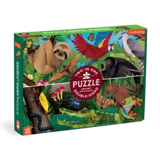Rainforest Above & Below 100 Piece Double-Sided Puzzle -  Mudpuppy (ISBN: 9780735376779)