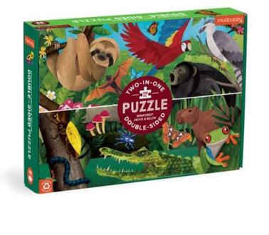 Rainforest Above & Below 100 Piece Double-Sided Puzzle -  Mudpuppy (ISBN: 9780735376779)