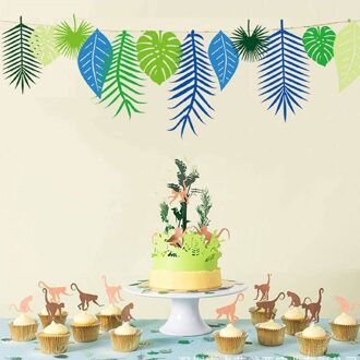 Rainforest Flamingo Wedding Party Thuis Deur Opknoping Ornamenten Muursticker Ornament Winkel Decor Props Lente Party Decor 2