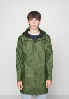Rains 12020 long jacket evergreen Groen