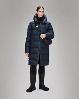 Rains Ata ange puffer jas w3t4 Blauw - XL