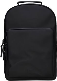 Rains Book Daypack Large W3 black schooltas Zwart - H 40 x B 27 x D 10 cm