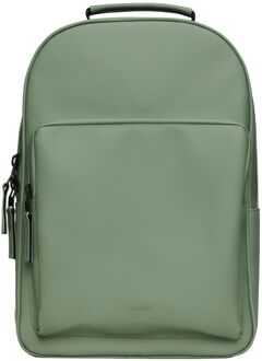 Rains Book Daypack Large W3 well rugzak Groen - H 40 x B 27 x D 10 cm