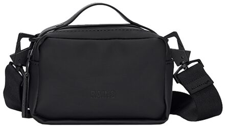 Rains Box Bag Micro W3 black Zwart - H 11 x B 16 x D 7.5