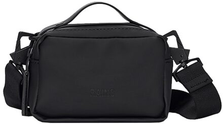 Rains Box Bag Micro W3 black Zwart - H 11 x B 16 x D 7.5