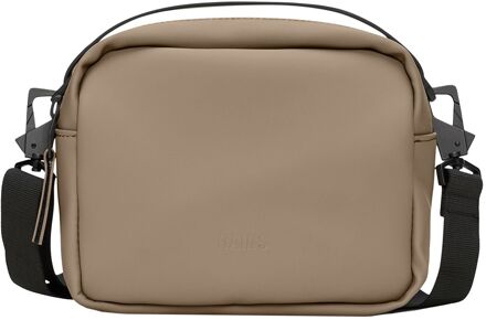 Rains Box Bag W3 beige damestas - H 16 x B 21 x D 8.5 cm