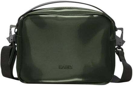 Rains Box Bag W3 swamp damestas Groen - H 16 x B 21 x D 8.5 cm