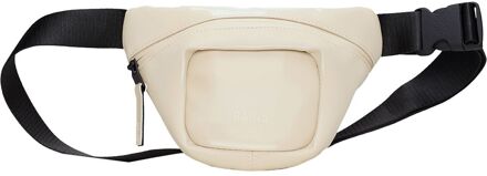 Rains Bum Bag Micro W3 shore damestas heuptas Wit - H 14 x B 24 x D 4 cm
