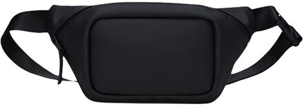 Rains Bum Bag Mini W3 black damestas heuptas Zwart - H 17 x B 32 x D 8 cm