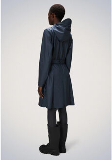 Rains Curve w trenchcoats 18130 curve w - maat S Blauw
