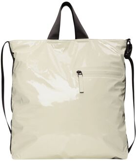 Rains Dash Tote Bag W3 shore damestas Wit - H 40 x B 38 x D 12 cm