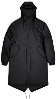 Rains Fishtail Waterproof Parka Jacket - Black - S