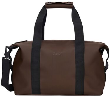 Rains Hilo Weekend Bag Small W3 frame Weekendtas Bruin - H 23 x B 40 x D 20