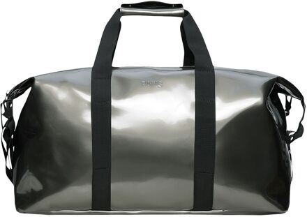 Rains Hilo Weekend Bag W3 raven handbagage Zilver - H 27 x B 52 x D 26 cm