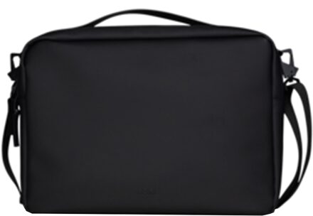 Rains Laptop Bag 13"/14" W3 black Laptopsleeve Zwart - H 25 x B 35 x D 4