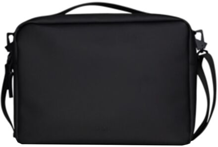 Rains Laptop Bag 13"/14" W3 black schoudertas heren Zwart - H 25 x B 35 x D 4 cm
