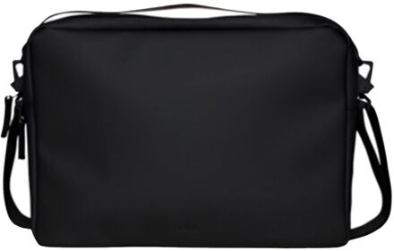 Rains Laptop Bag 15"/16" W3 black schoudertas heren Zwart - H 28 x B 39 x D 4 cm